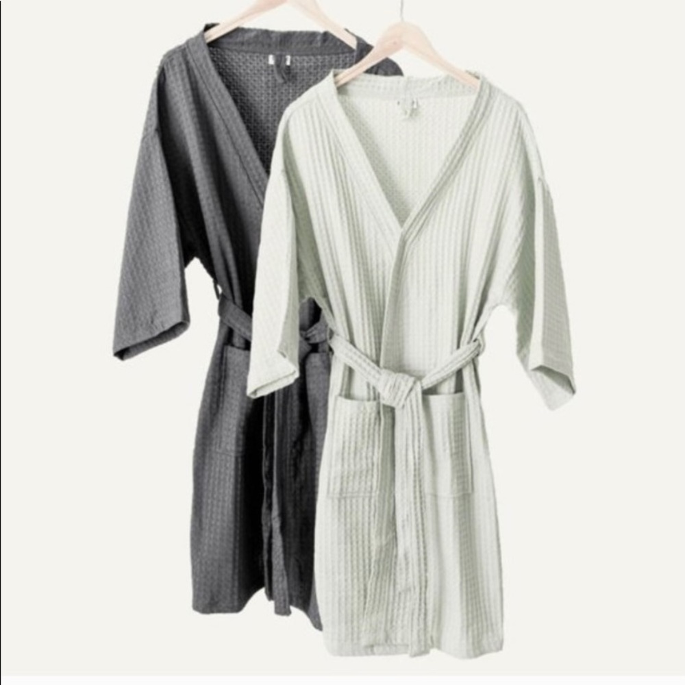 Bathen waffle bathrobe